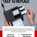 Canon RP-108 Color Ink/Paper Set, Compatible with Selphy CP910/CP820/CP1200/CP1300/CP1500