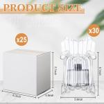 25 Sets 6x4x6 Inches Mug Boxes for Gift, Small Shipping Cardboard Box with Bubble Pouch for 15oz Sublimation Coffee Mug Packaging Gift Box for Wrapping Shipping Storing Fragile Item (White)