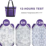 BeeGreen Cooler Bag Soft Leakproof Insulated Tote with Zipper for Beach Travel Grocery