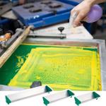 Zonon 3 Pcs Dual Edge Aluminum Emulsion Scoop Coater for Silk Screen Printing Coating Tool 8'' 10'' 16'', Screen Printing Supplies, 3 Sizes