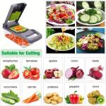 14-in-1 Vegetable Choppers and Slicer - Kitchen Appliances, Ggets Clearance, Essentials for Cooking, Top Kitchen Ggets, Onion Veggie & Food Chopper Dicer Onion & Potato Slicer Accessories utensils