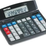 Victor 1200-4 Business Desktop Calculator, 12-Digit LCD