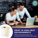 Kitchen Printer Paper for Clover Kitchen Receipt Printer Star SP700 Ink Printer) by Paper Planet | 2-Ply Carbonless Paper | 18 Rolls with 1 Ribbon