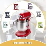 Metal Mixer Slider Mat for KitchenAid 5-8 Qt Bowl Lift Stand Mixer - Kitchen Appliance Sliding Tray Countertop Mixer Mover Slide Mats P Compatible with Kitchen Aid Professional 600 Stand Mixer