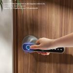 TMEZON Smart Door Lock Fingerprint, Keyless Entry Door Lock with Handle, APP/IC Cards/Codes/Keys/Fingerprints Biometric Electronic Keyless Entry Lock for Bedroom Home Hotel Office