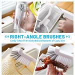 16Pcs Crevice Cleaning Brush Set, Hard Bristle Scrub Brushes Tools for Deep Cleaning Gap,Window Groove Cleaning Brush for Sliding Door, Sill, Tile Lines, Shutter, Corner, Sink, Teapot, Bottle (16 Pcs)