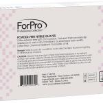 ForPro Professional Collection Disposable Nitrile Gloves, Chemical Resistant, Powder-Free, Latex-Free, Non-Sterile, Food Safe, 4 Mil, Pink, Small, 100-Count