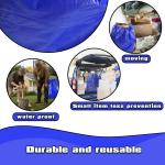 Premium leaf bags - Yard Waste Bags - Heavy Duty Lawn and Leaf Bags for Efficient Outdoor Waste Management,Moving & More(Two Blue Bags)