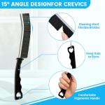 16Pcs Crevice Cleaning Brush Set, Hard Bristle Scrub Brushes Tools for Deep Cleaning Gap,Window Groove Cleaning Brush for Sliding Door, Sill, Tile Lines, Shutter, Corner, Sink, Teapot, Bottle (16 Pcs)