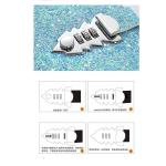 KLPODAU A6 Binder Spiral Notebooks And Journals Password Agenda Diary With Lock Note Book for School Office Supplies Stationery(E)