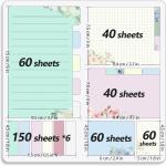 Sticky Notes Set Sticky Notes Tabs Divider Sticky Notes Planner Sticky Notes Sticky Note Dividers Tabs Book Notes Office Supplies Back to School Supplies
