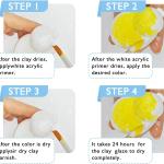 200ml Air Dry Clay Varnish，Air Dry Clay Sealant for Airdry Clay，Air Dry Clay Glaze Can Not Only Used to Prevent Clay Cracking, Scratches, and Wear,It Can Also Having a Glossy Glaze Effect (Gloss)