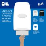 Scott Professional Essential Universal Hard Roll Paper Towels, Bulk (01040), Hardwound 1.5' Core, Absorbency Pockets, White (12 Rolls at 800' Each, 9,600'/Case)
