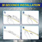 5 PLUS® Silicone Windshield Wiper Bles Replacement for 2024 2023 2022 2021 2020 2019 SUBARU Forester Wiper Bles(Set of 3),Automotive Replacement Windshield Wiper Bles-26"/17"/14"