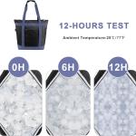 BeeGreen Cooler Bag Soft Leakproof Insulated Tote with Zipper for Beach Travel Grocery