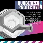 Cooler Master MasterAccessory GEM White Magnetized Multi-Surface Mounting Gaming Storage, Peripherals, Gameps, Hesets, VR Hesets, Mobile Phones, Rubberized Protective Arms (MCA-U000R-WPHK00)