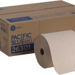 Georgia-Pacific Pacific Blue Basic Recycled Hardwound Paper Towel Rolls by GP PRO (Georgia-Pacific); Brown; 26301; 800 Feet Per Roll; 6 Rolls Per Case