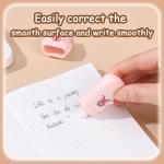 3 Pack Capybara Correction Tape Cartoon Correction Tape Cute White Out Cute Capy School Supplies for Student Writing Office School Stationery Supplies, 1/5in.x 19.7ft.(5mm x 6m)
