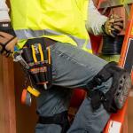 Klein Tools 5240 Tool Pouch, Tresman Pro Maintenance Tool Pouch with 9 Pockets, Tape Thong, 2-Inch Tunnel Loop, Great Electrician Holster