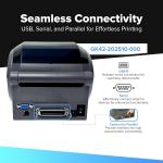 Zebra GK420d Direct Thermal | 203 DPI | GK42-202510-000 | USB, Serial, & Parallel Connectivity | 4 in Width