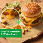 EcoDispose Precut POP UP Deli Paper Sheet Pack of 200, Interfolded Heavy Paper for Food Wrap and Serving (12" x 10-1/2", Kraft）