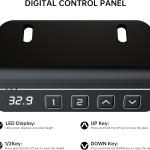 Electric Standing Desk justable Height, 32x20 Inches Sit Stand up Desktop for Home Office, Ergonomic Rising Computer Table with Memory Preset, White