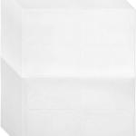 Compulabel 313806 White Name Bge Labels for Laser and Inkjet Printers, 3 3/8 inch x 2 1/3 inch, Permanent hesive, 8 Per Sheet, 100 Sheets per Carton