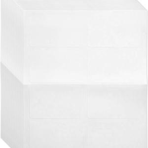 Compulabel 313806 White Name Bge Labels for Laser and Inkjet Printers, 3 3/8 inch x 2 1/3 inch, Permanent hesive, 8 Per Sheet, 100 Sheets per Carton