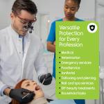 Inspire Black Nitrile Disposable Gloves | 4.5 Nitrile Disposable Safety Medical Cooking Cleaning Black Gloves