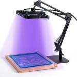 Caydo 50W LED Exposure Unit for Screen Printing, UV Screen Printing Light with Retractable and justable Stand for Screen Printing and Cyanotypes