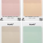 BRYTEFY Pastel Transparent Sticky Notes, Set of 4 Ps 3''x3” Clear Sticky Tabs, Translucent Page Flags Book Markers Stickers, Planner Accessories, Bible Journaling Study Office School Supplies