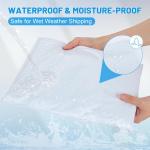 50 Pcs Poly Mailers Shipping Bags 10x13 Inch Packaging Clothes Polymailers Envelopes Mailing Package Self Seal Shipping Envelopes Waterproof Poly Bags Small Business Supplies Package White