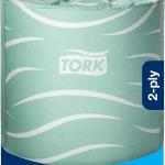 Tork Septic Safe Toilet Paper, White, 2-Ply 100% Recycled, Eco-Friendly, T24 Compatible 96 Rolls x 500 Sheets (TM1616S)