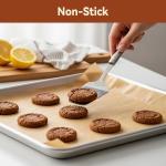 200 Pcs Parchment Paper Sheets, 12 x 16 Inch, Precut Non-Stick Parchment Sheets for Baking, Cooking, Grilling, Air Fryer and Steaming - Unbleached, Fit for Half Sheet Pans