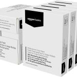 Basics Multipurpose Copy Printer Paper, 20 lb, 8.5 x 11 Inches, 5 Reams (2,500 Sheets), 92 Bright, White