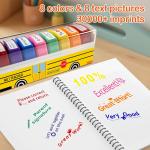 Teacher Stamps for Gring Classroom, Self-Inking Motivation Great Job Parent Signature Stamp for Homework Must Haves, Valentines Day New Teacher Appreciation Gifts, Teacher Supplies (8 pcs)
