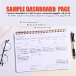 Weekly Acemic Planner for Student - 54 Weeks Spiral Dashboard Desk P Is The Perfect Organizer for Managing Your School & Personal Life - Study Planner for Year Productivity