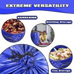 Premium leaf bags - Yard Waste Bags - Heavy Duty Lawn and Leaf Bags for Efficient Outdoor Waste Management,Moving & More(Two Blue Bags)