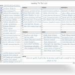 Weekly To Do List Notep, 60 Page Task Planning P w/Daily Checklist, Priority Todo Checkbox & Notes. Desk Notebook to Organize Office 11 X 8.5