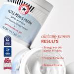 First Aid Beauty - Ultra Repair Cream, Intense Hydration Whipped Colloidal Oatmeal, Clinically Proven to Strengthen Skin Barrier in 7 Days & Helps Relieve Eczema, Luxury Face & Body Moisturizer, 12 oz