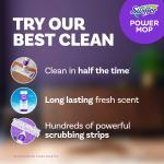 Swiffer PowerMop Multi-Surface Mop Kit for Floor Cleaning, Includes PowerMop, 2 Mopping P Refills, 1 Cleaning Solution with Fresh Scent and 2 Batteries