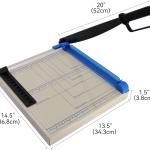 TEXALAN(R) 12" A4 Paper Cutter Multi-Purpose Trimmer for Metal Sheet, Leather, Plastic Sheet, Non-Woven Fabric, 12 Sheets 80-Gram Paper