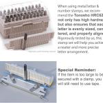 Flat Anvil Block for Metal Letter & Number Stamps