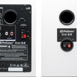 PreSonus Eris 3.5 Studio Monitors (White), Pair — 3.5" Inch Powered Bookshelf Speakers, Stereo, Desktop Computer, Near Field Music Production, Audio Mixing Recording