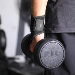 HiRui 2 Pack Wrist Compression Strap and Wrist Brace Sport Wrist Support for Fitness, Weightlifting, Tendonitis, Carpal Tunnel Arthritis, Pain Relief-Wear Anywhere-justable (Black)