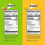 Trident Sugar-Free Chewing Gum Variety Pack Candy, Watermelon Twist & Tropical Twist Flavor, Bulk, 15 Packs of 14 Pieces (210 Total Pieces)