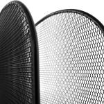 Safco Onyx Desk Organizer, 5 Tiered Vertical Compartments, Office and Classroom Mailbox , Paper and Mail Sorter, Steel Mesh, Black