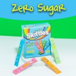SINGLES TO GO! Skittles Singles To Go Tropical Flavors Variety Pack, Powdered Drink Mix, Strawberry Starfruit, Mango Tangelo, Kiwi Lime, Pineapple Passionfruit, 1 Box (30 Single Servings)
