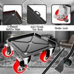 Furniture Dolly Set 5 Wheels Heavy Duty, Furniture Movers with Silent Rubber Wheels, 360° Rotation with Brake, 1400Lbs Lo Capacity, Furniture Lifter for Easy Moving Large Furniture.