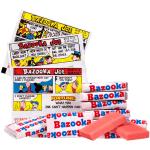 Bazooka Bubble Gum Bulk, Halloween Candy Bulk, 225 Count Tub of Chewing Gum Individually Wrapped, Old Fashioned 90's Candy for Baseball, Party Favors, Goodie Bags, Trick or Treating